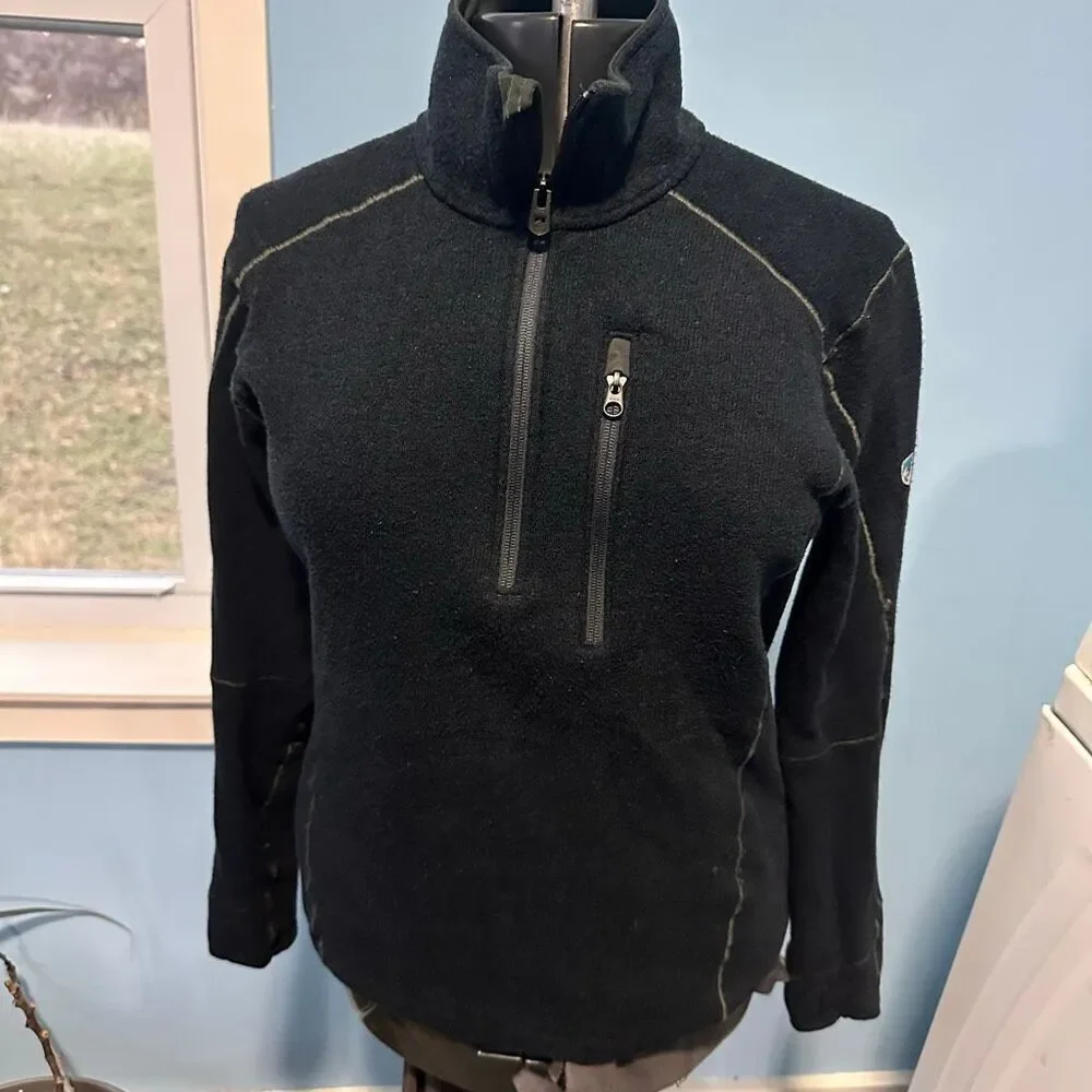 Kuhl S Alfpaca fleece gorpcore Interceptor 1/4 zip pullover